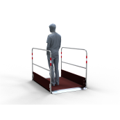 Wooden | trench bridge | Width: 1.00 m, Length: 2.70 m